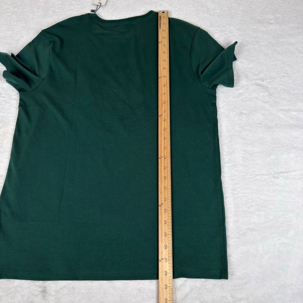 Tommy Hilfiger Mens Green Embroidered Logo T-Shirt New York 1985 Medium New $39 - Picture 6 of 9